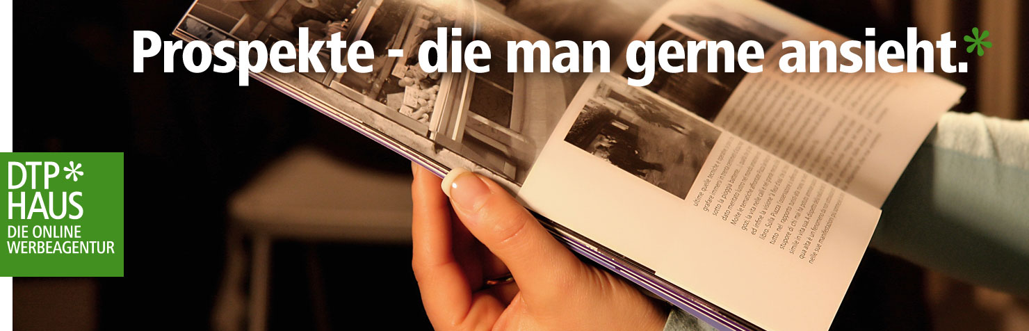 DTP Haus - Die online Werbeagentur - Prospekte